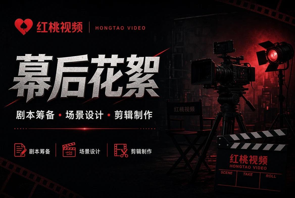 红桃视频制作现场内容导览